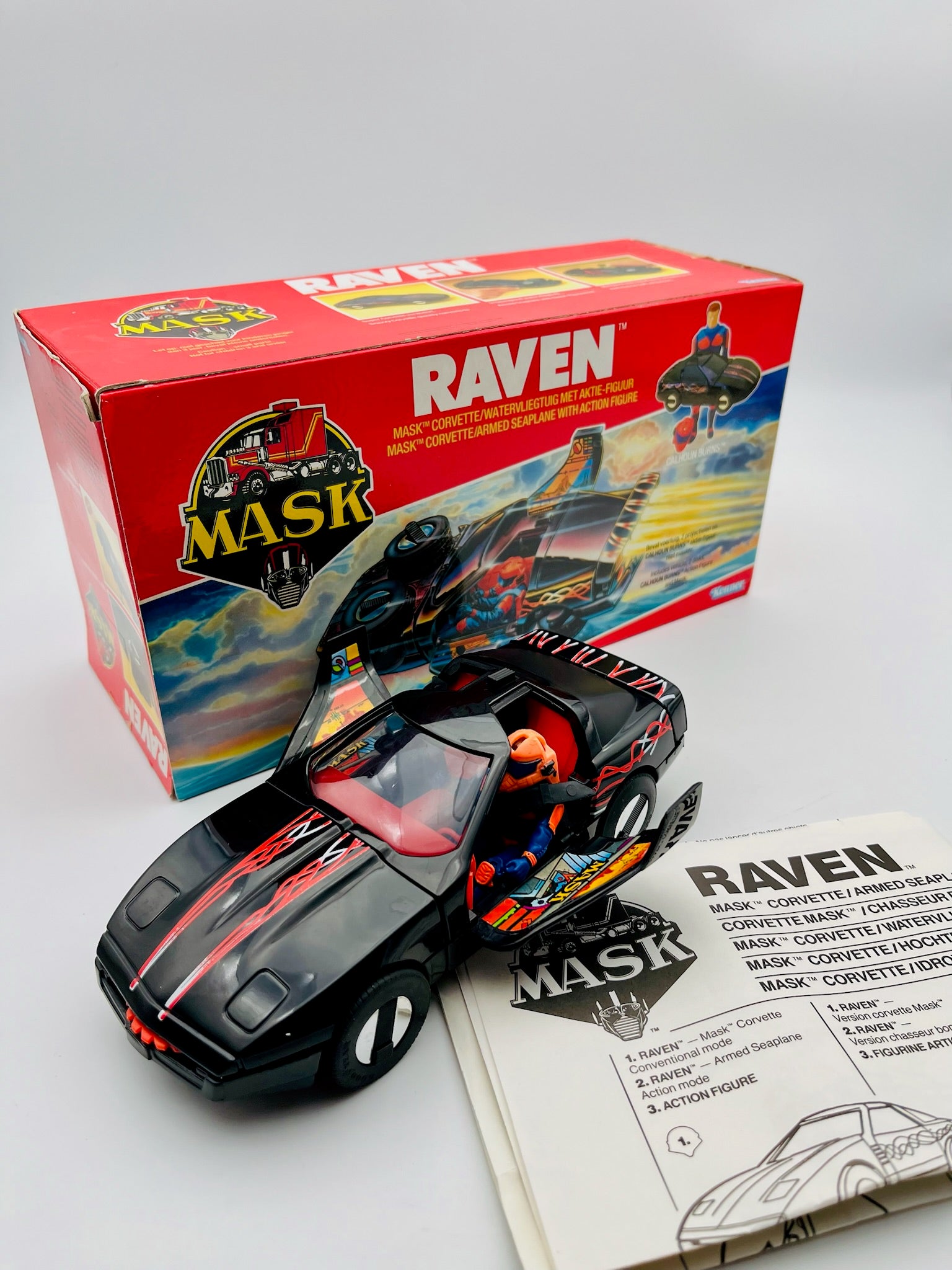 M.A.S.K. Raven Corvette Kenner 1986 OVP | Vintage 80er