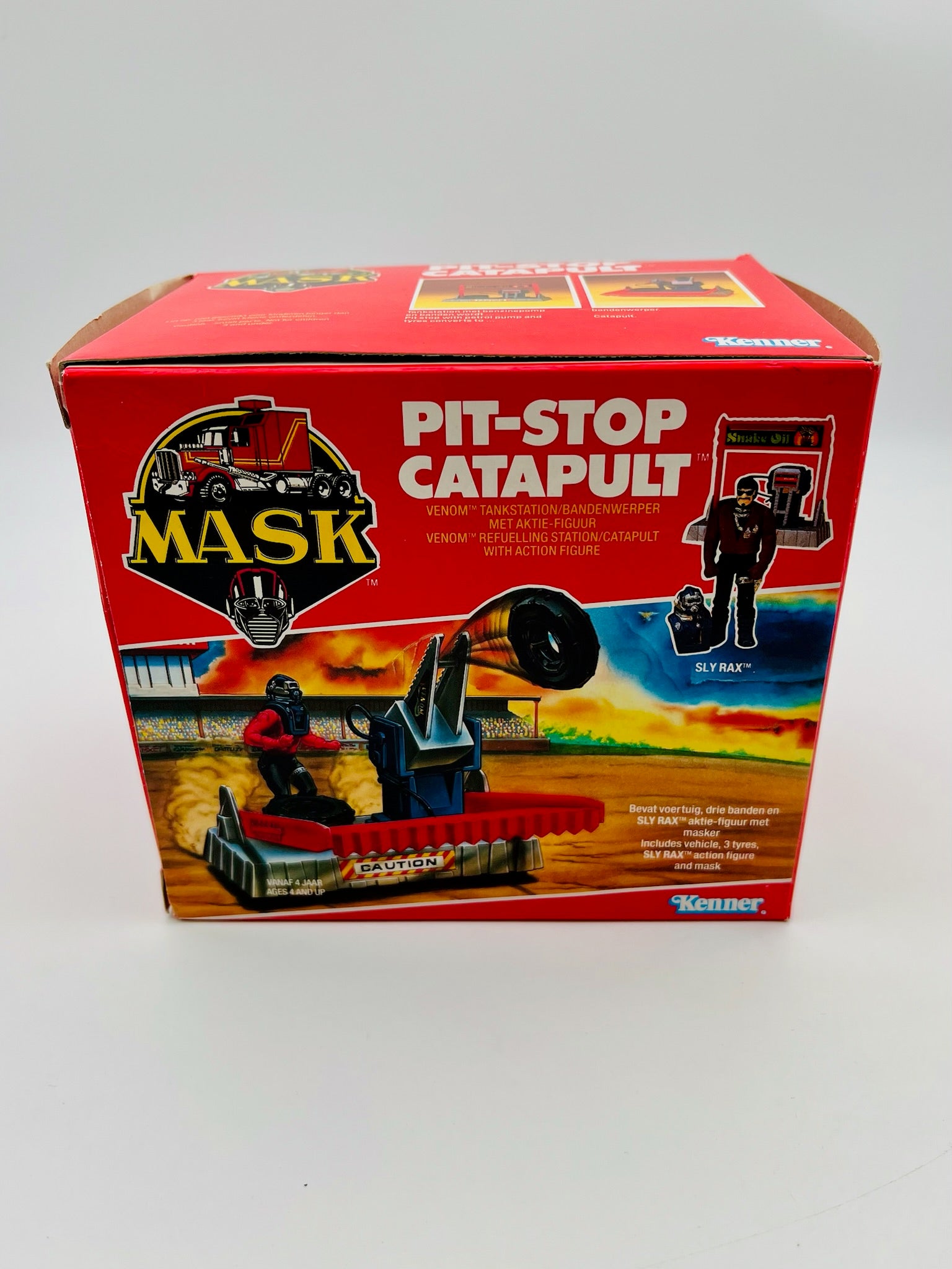 MASK Pit-Stop Catapult Kenner 1987 OVP | Sly Rax mit Anleitung