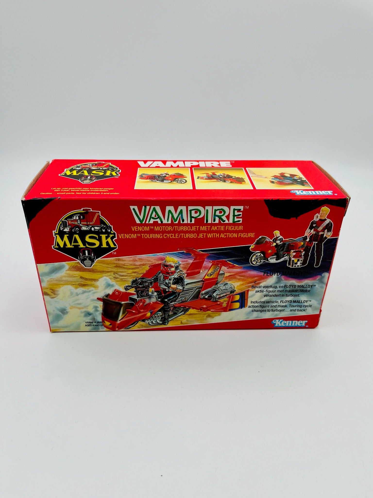 Kenner M.A.S.K. Vampire Venom Motorrad Turbojet mit Floyd Malloy Figur OVP