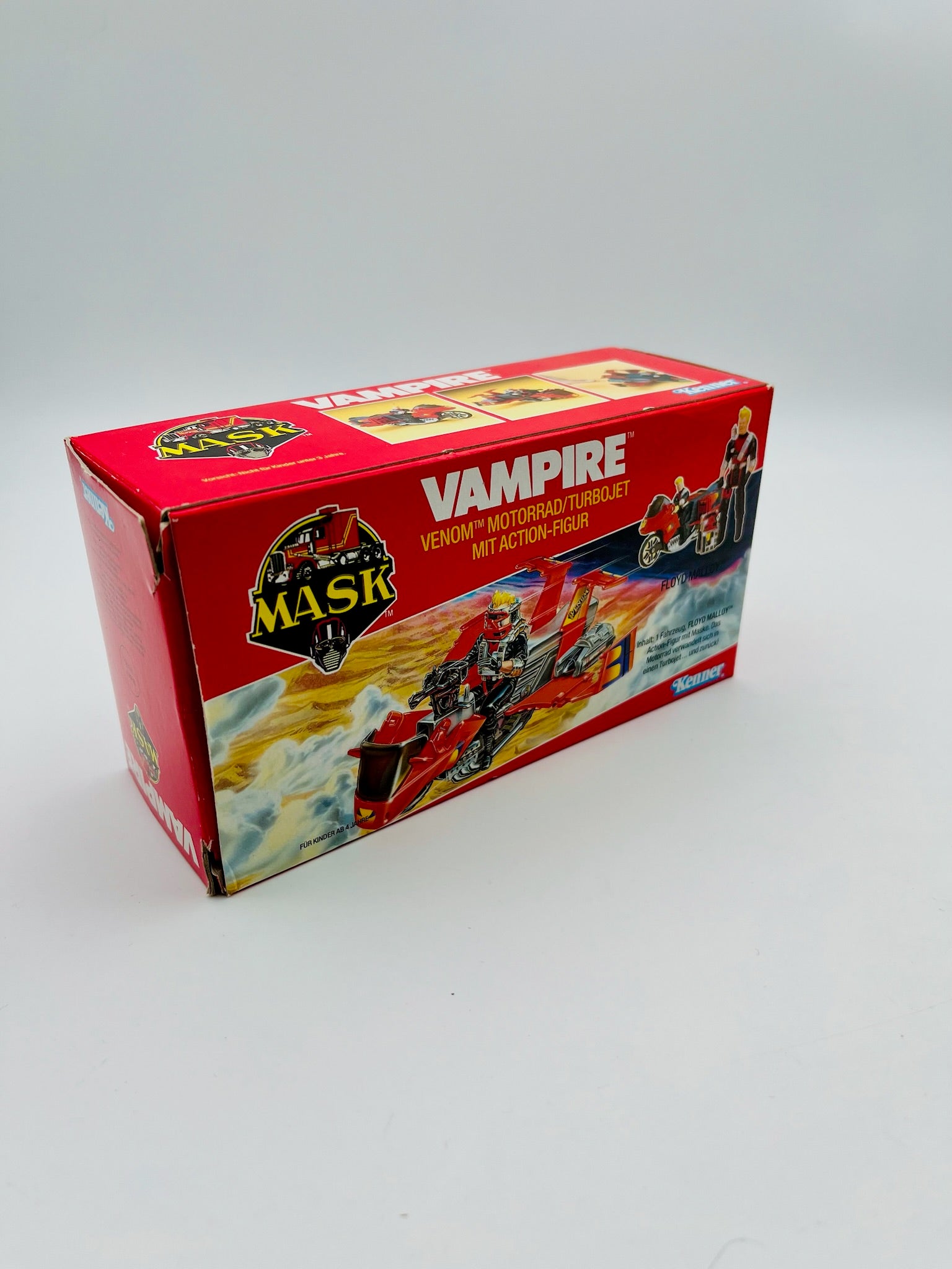 Kenner M.A.S.K. Vampire Venom Motorrad Turbojet mit Floyd Malloy Figur OVP