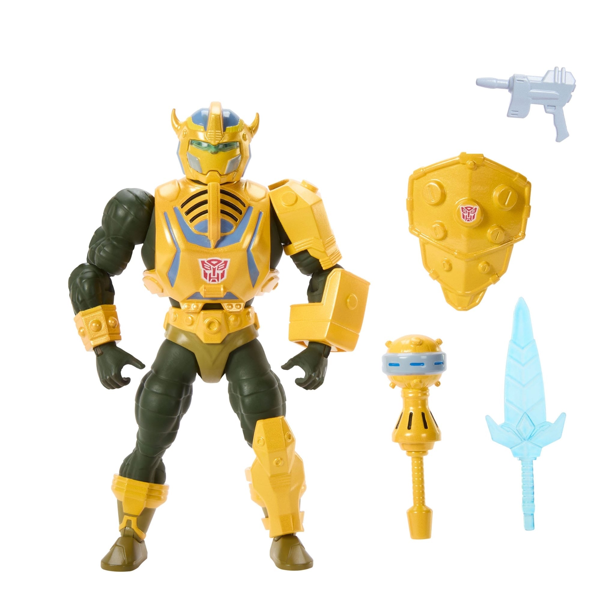 MOTU | MOTU x Transformers | Bumblebee Armor Man-At-Arms | OVP | Mattel