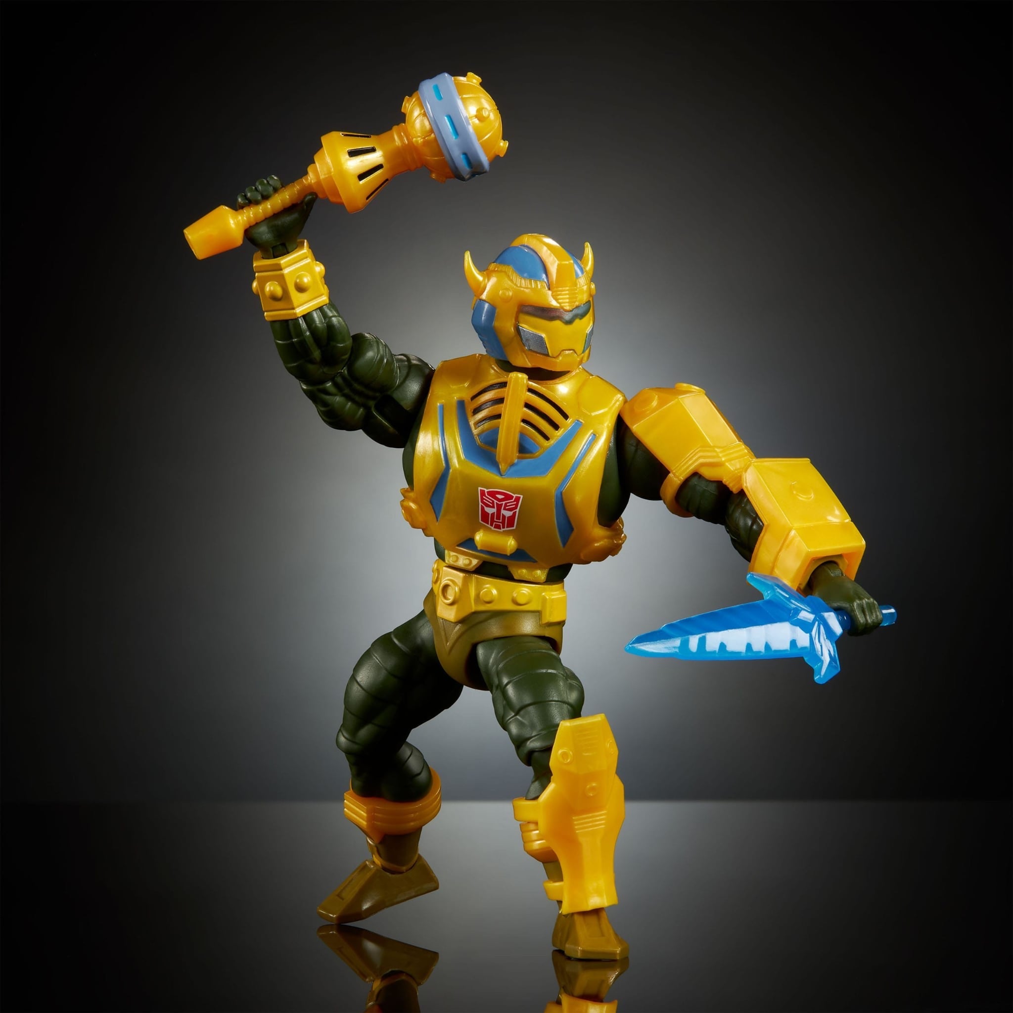 MOTU | MOTU x Transformers | Bumblebee Armor Man-At-Arms | OVP | Mattel
