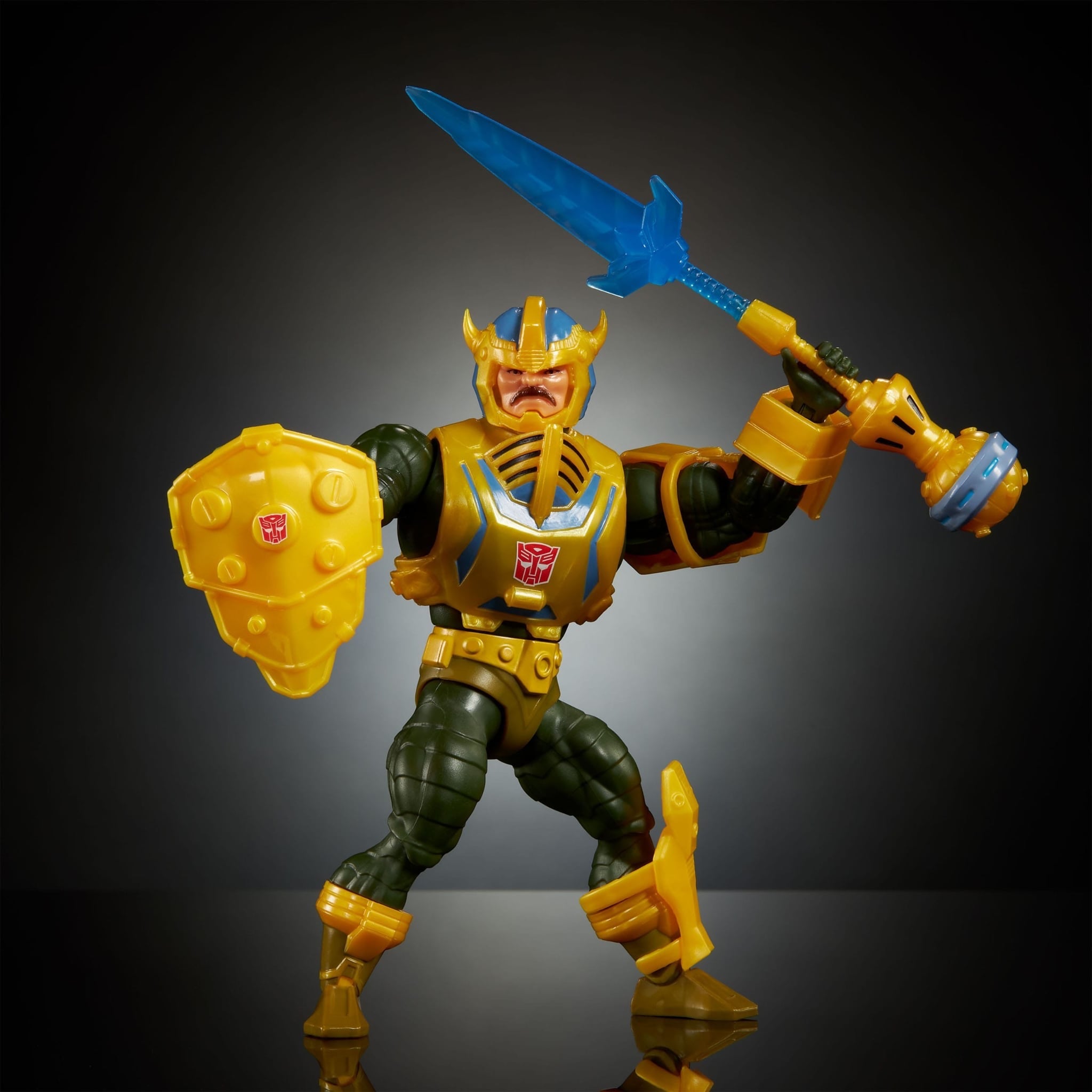 MOTU | MOTU x Transformers | Bumblebee Armor Man-At-Arms | OVP | Mattel