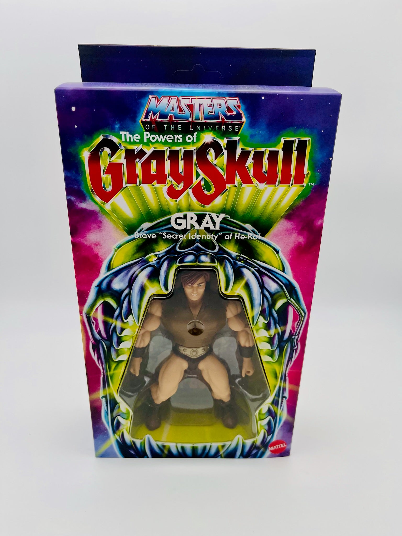 Masters of the Universe Powers of Grayskull Gray Action Figure OVP