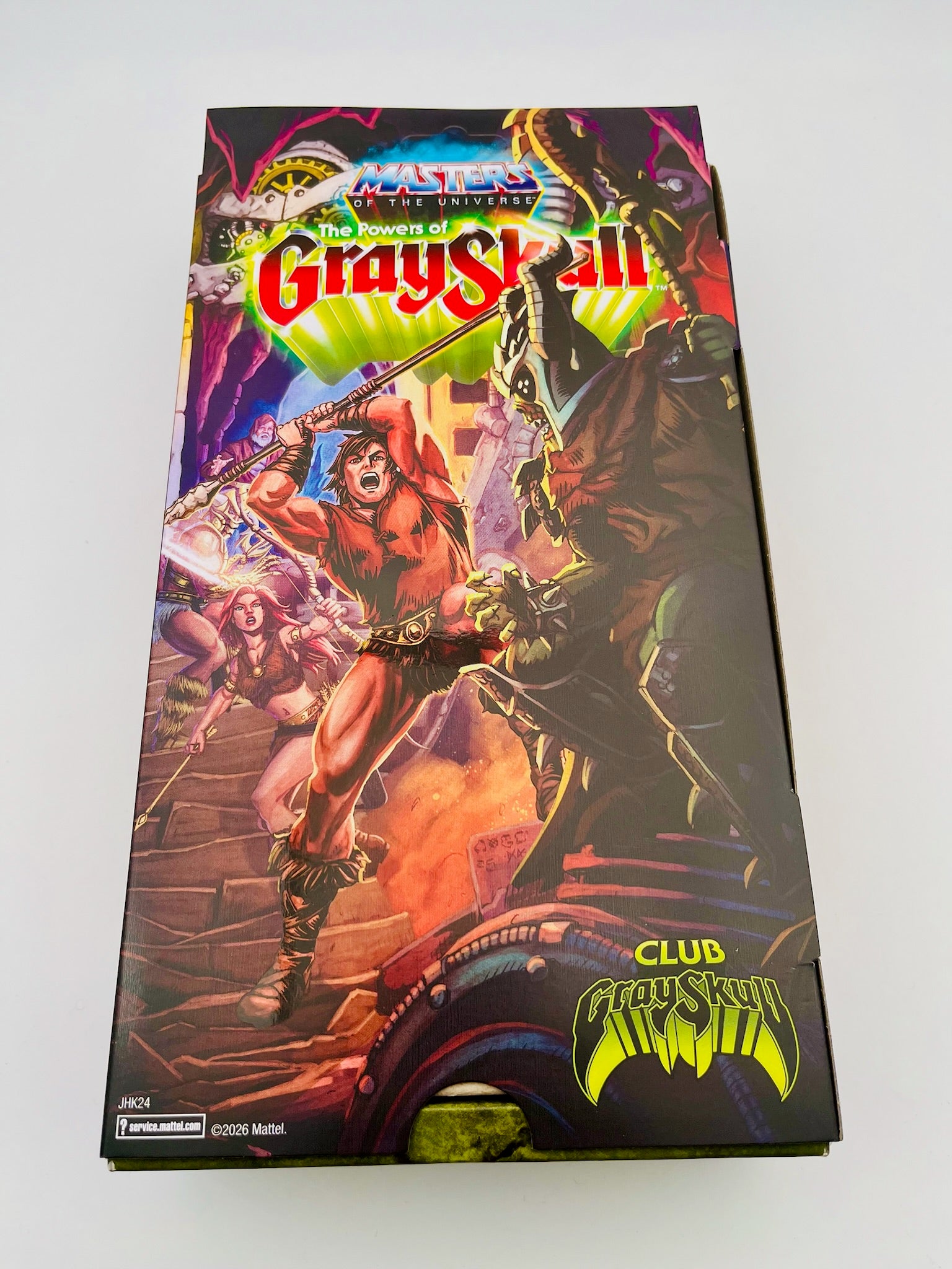 Masters of the Universe Powers of Grayskull Gray Action Figure OVP