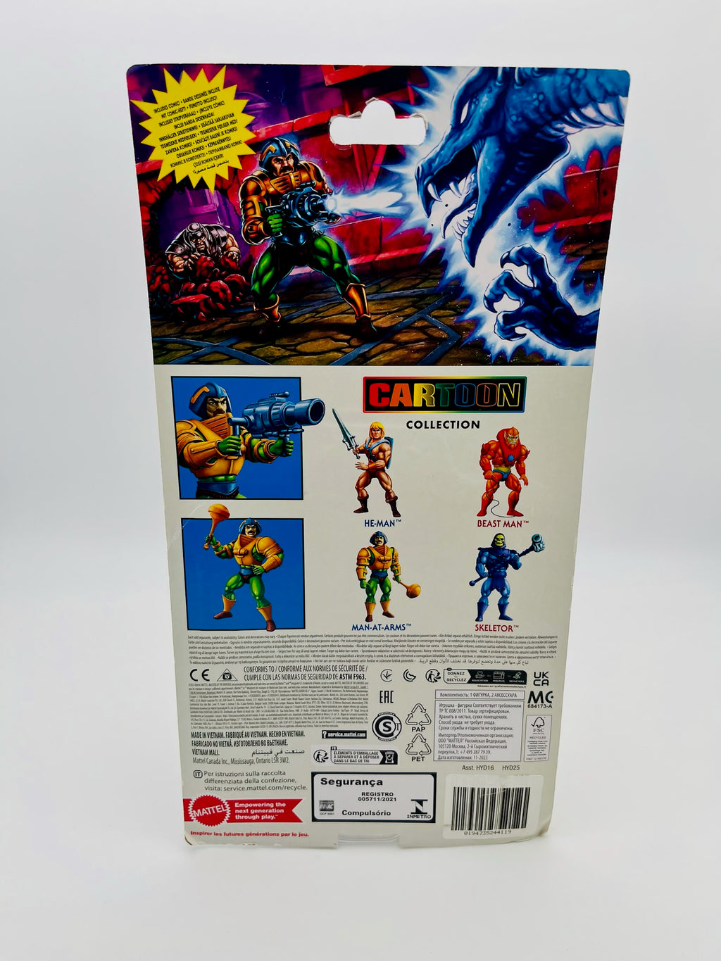 He-Man MOTU Man-At-Arms Cartoon Collection Action Figure OVP
