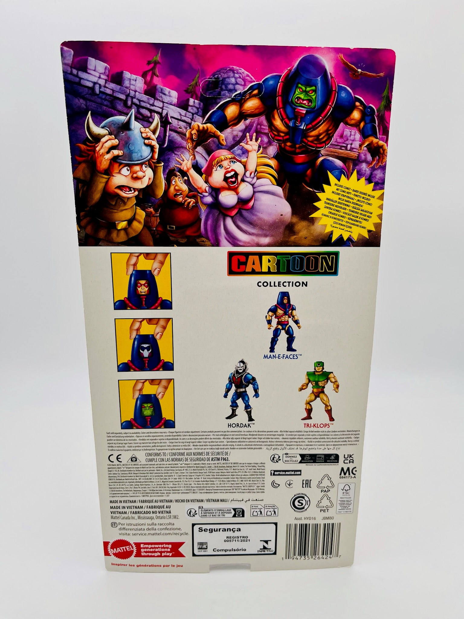 Masters of the Universe Man-E-Faces 40th Anniversary Action Figur OVP