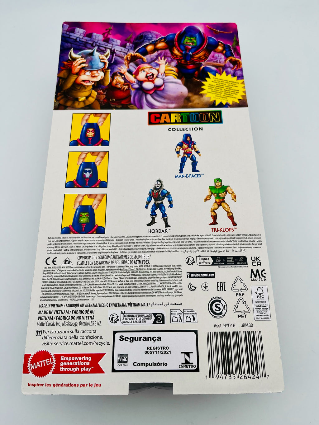 Masters of the Universe Man-E-Faces 40th Anniversary Action Figur OVP