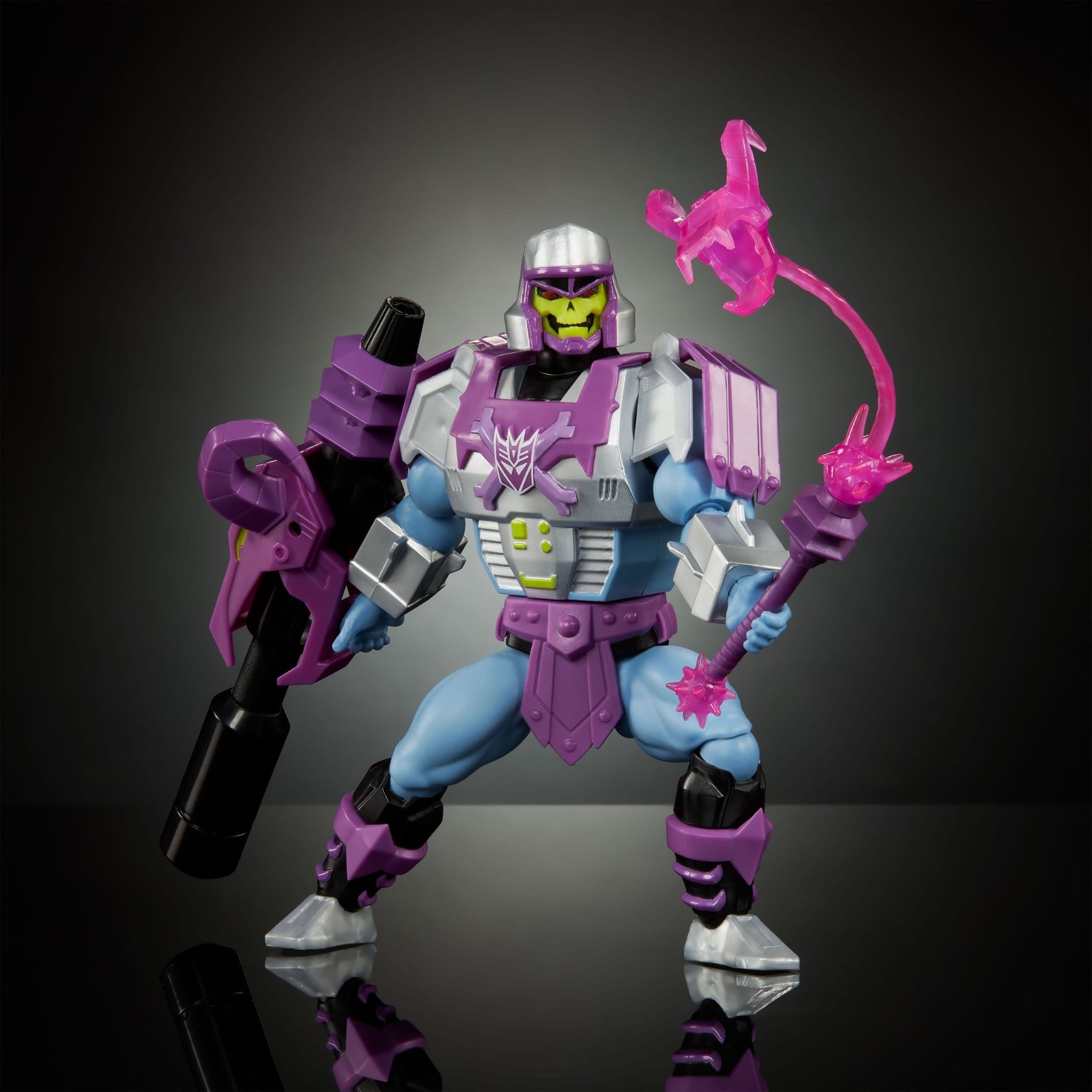 MOTU x Transformers | Megatron Armor Skeletor | OVP | Mattel