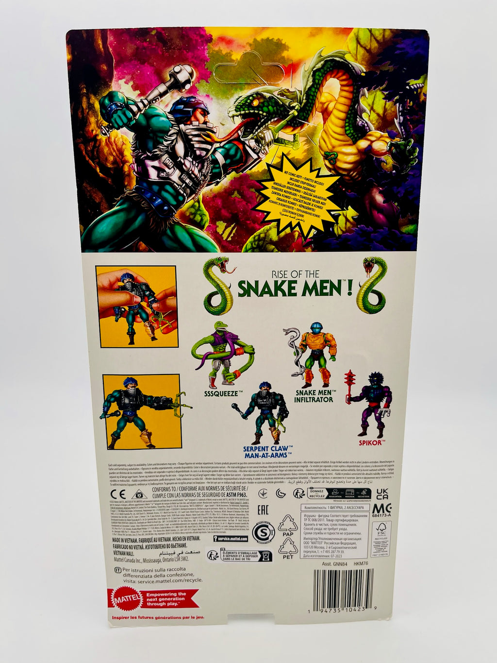 MOTU Serpent Claw Man-at-Arms Origins OVP | Snake Men Mattel 2023