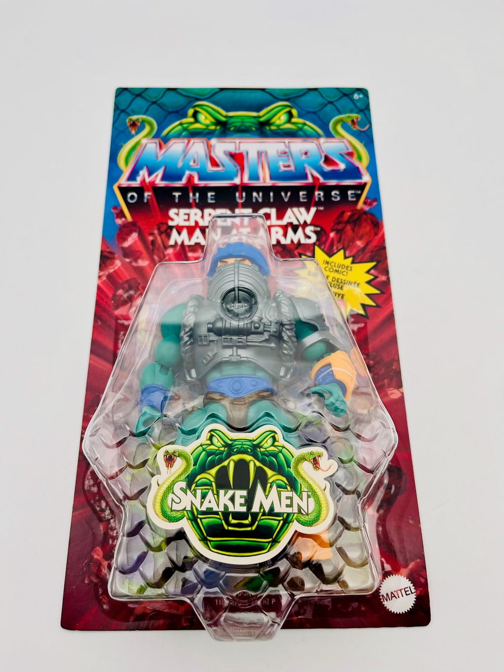 MOTU Serpent Claw Man-at-Arms Origins OVP | Snake Men Mattel 2023
