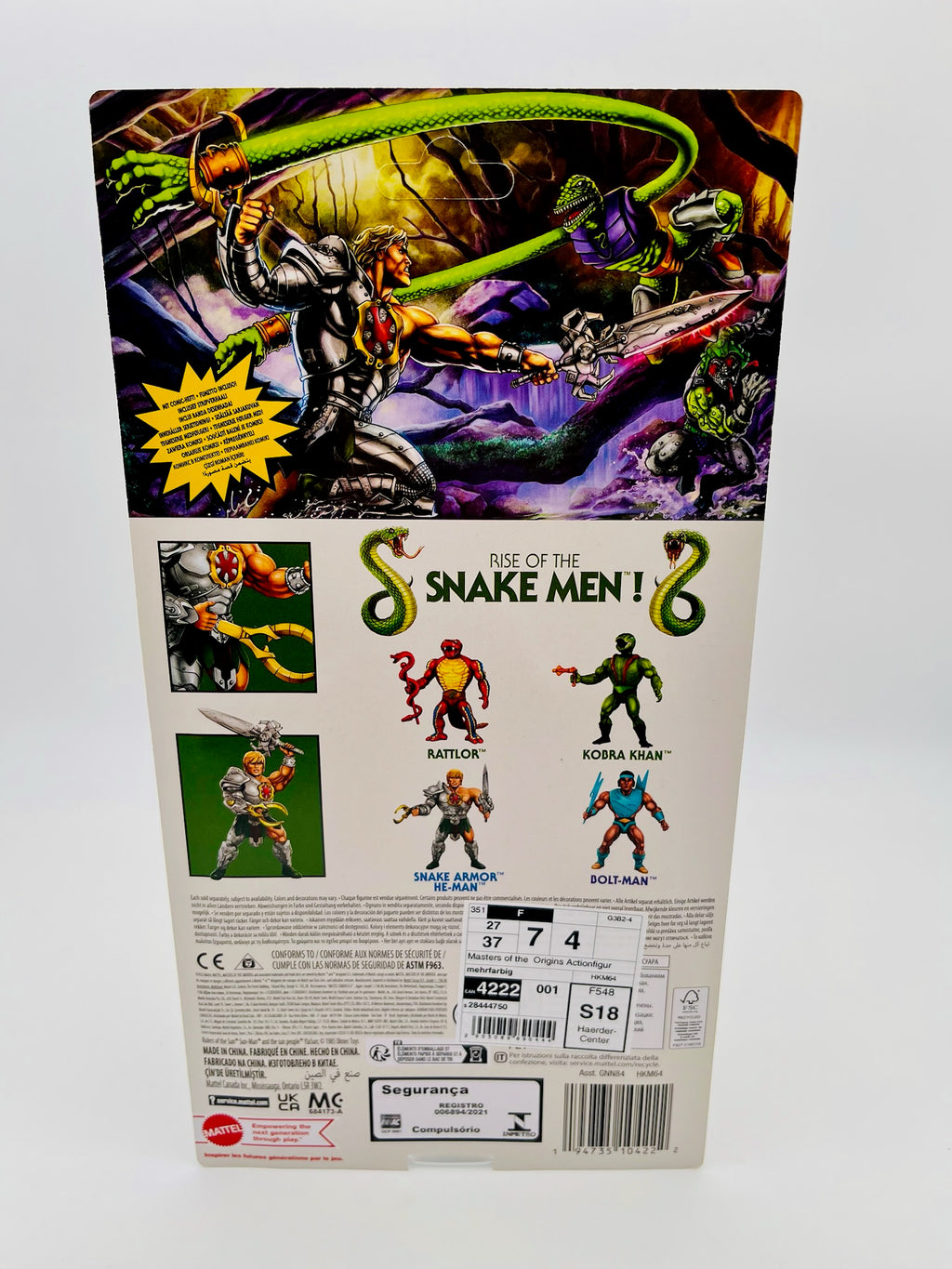MOTU | Snake Armor He-Man Action Figure | OVP
