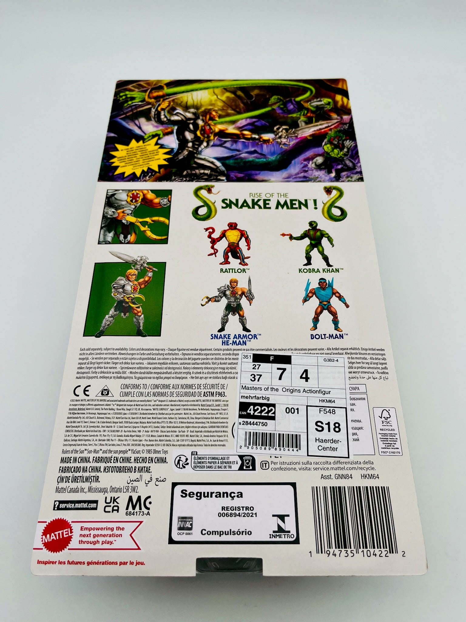 MOTU | Snake Armor He-Man Action Figure | OVP