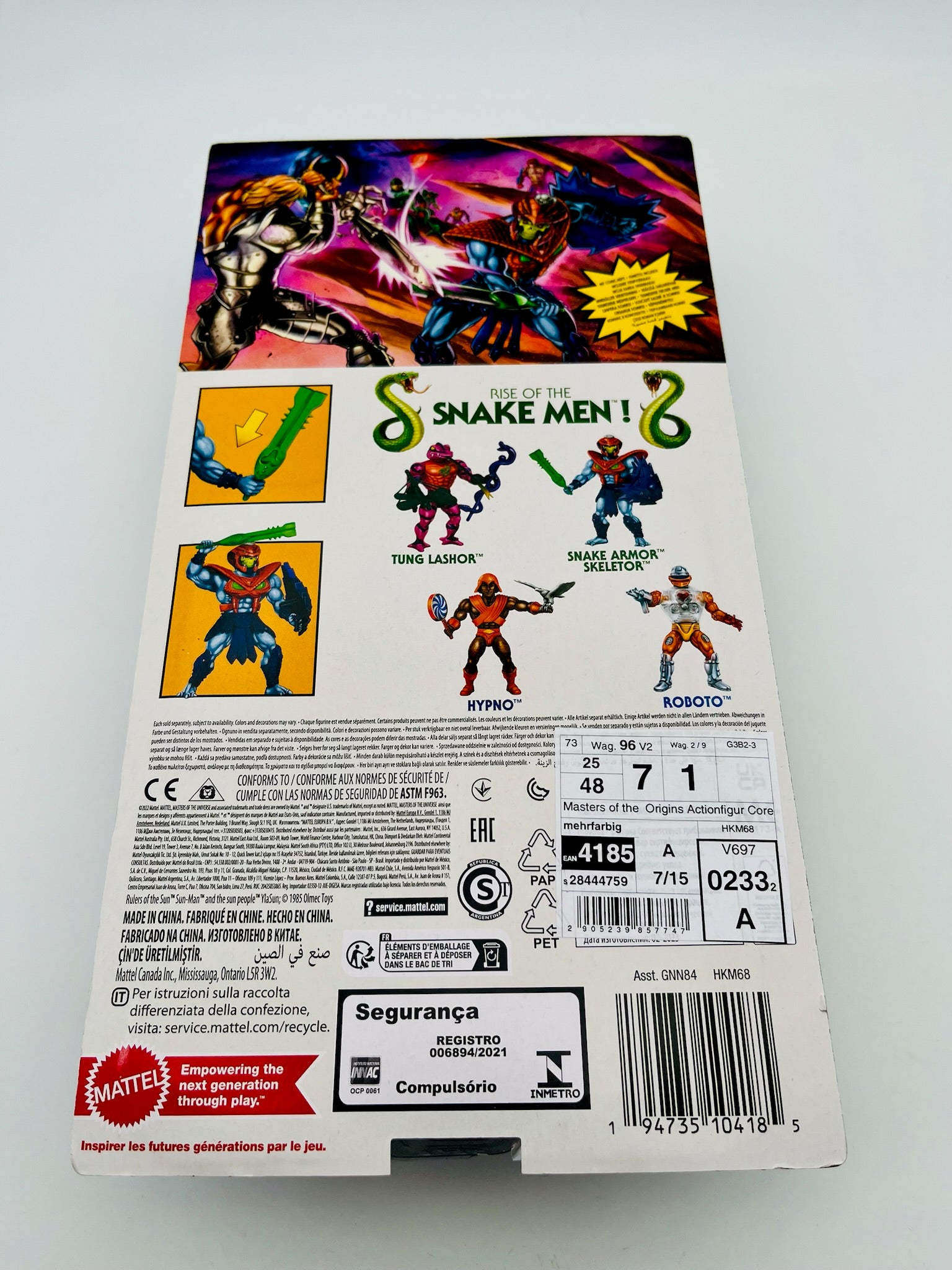 Masters of the Universe Snake Armor Skeletor Actionfigur OVP