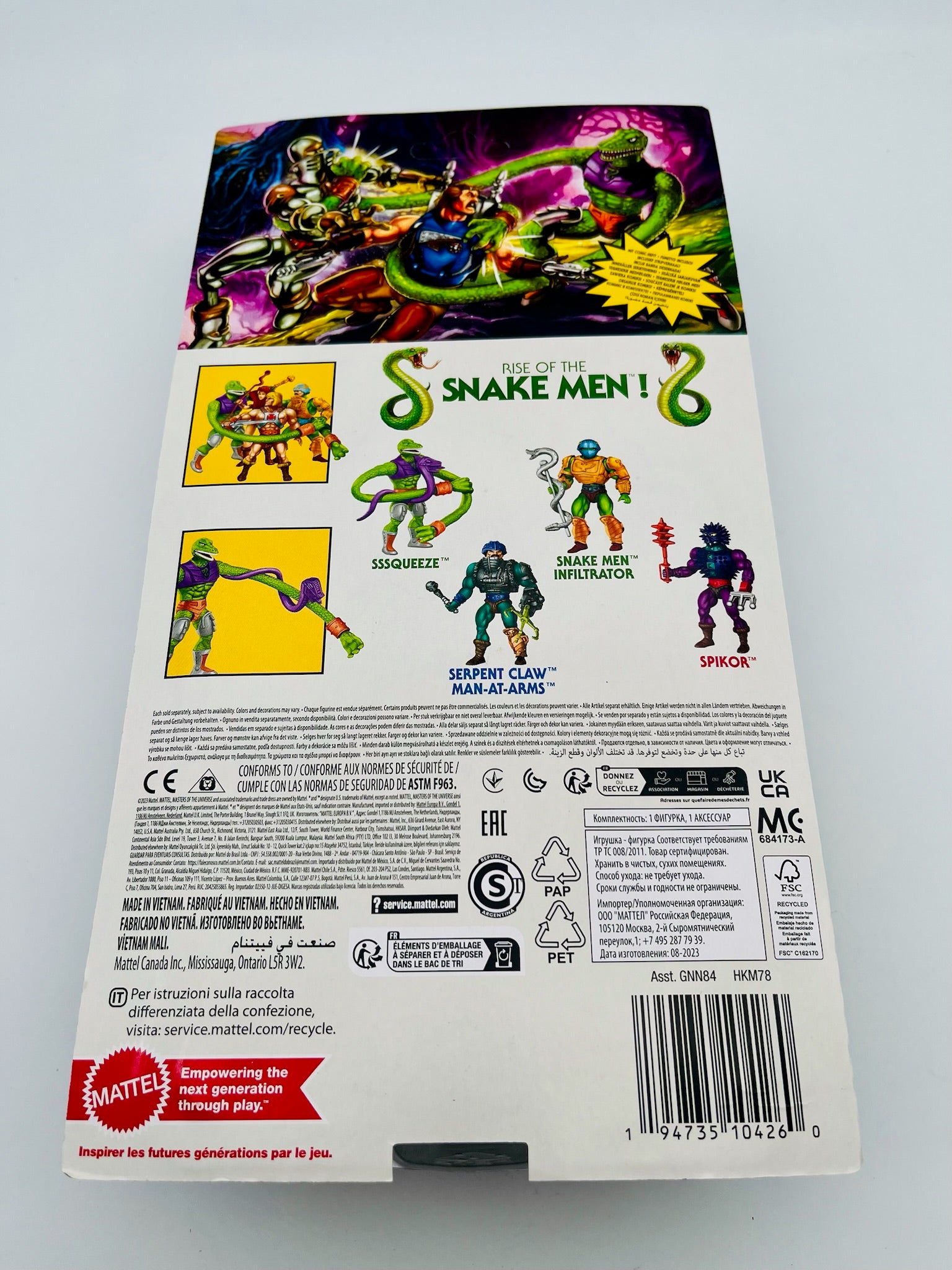 MOTU Origins Sssqueeze Snake Men OVP | Mattel 2023