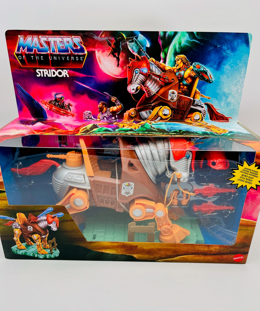 Masters of the Universe Stridor OVP Mattel He-Man