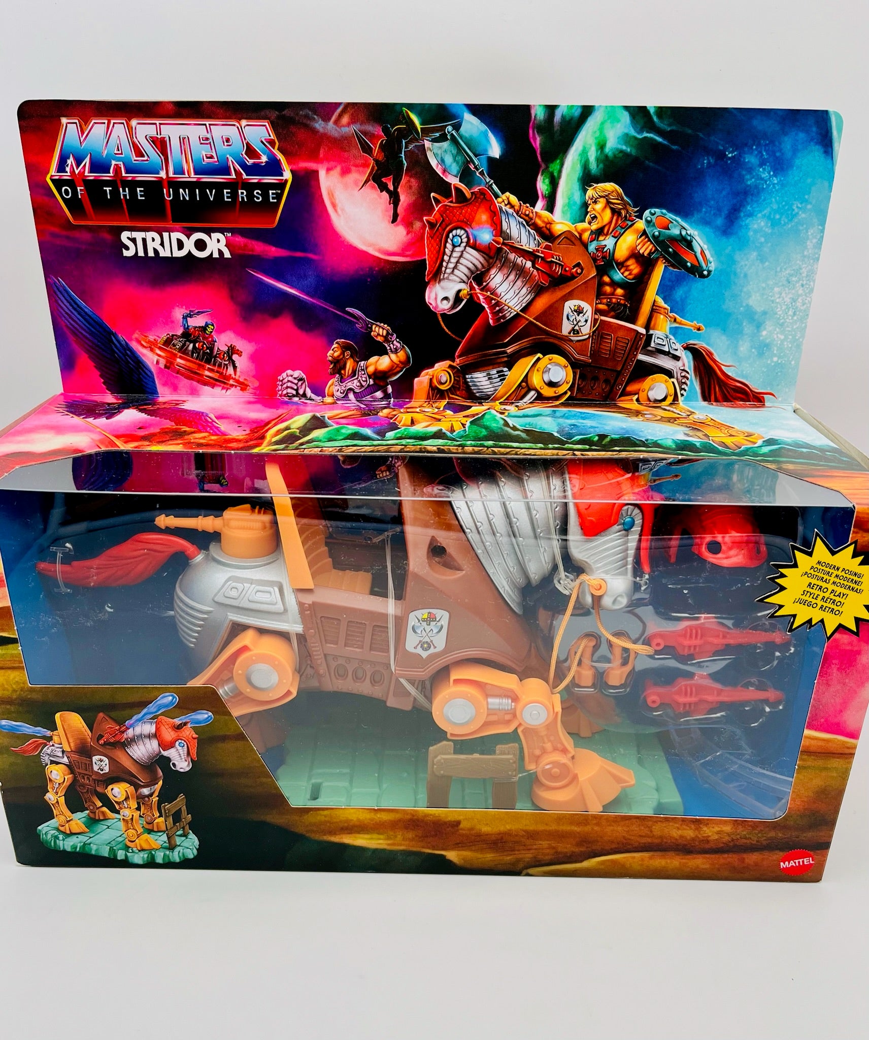 Masters of the Universe Stridor OVP Mattel He-Man