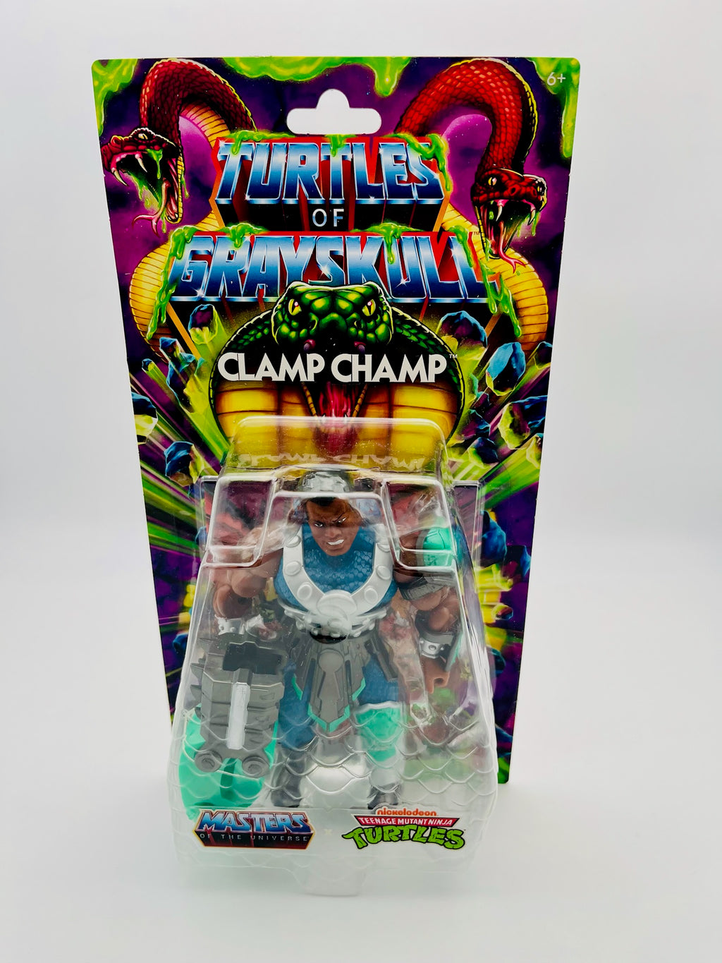 TMNT Turtles of Grayskull Clamp Champ Action Figure OVP