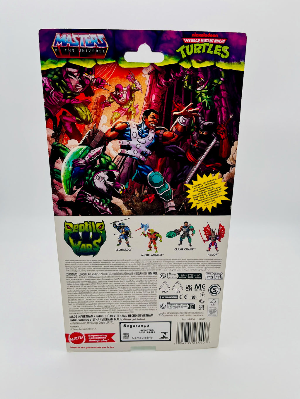 TMNT Turtles of Grayskull Clamp Champ Action Figure OVP