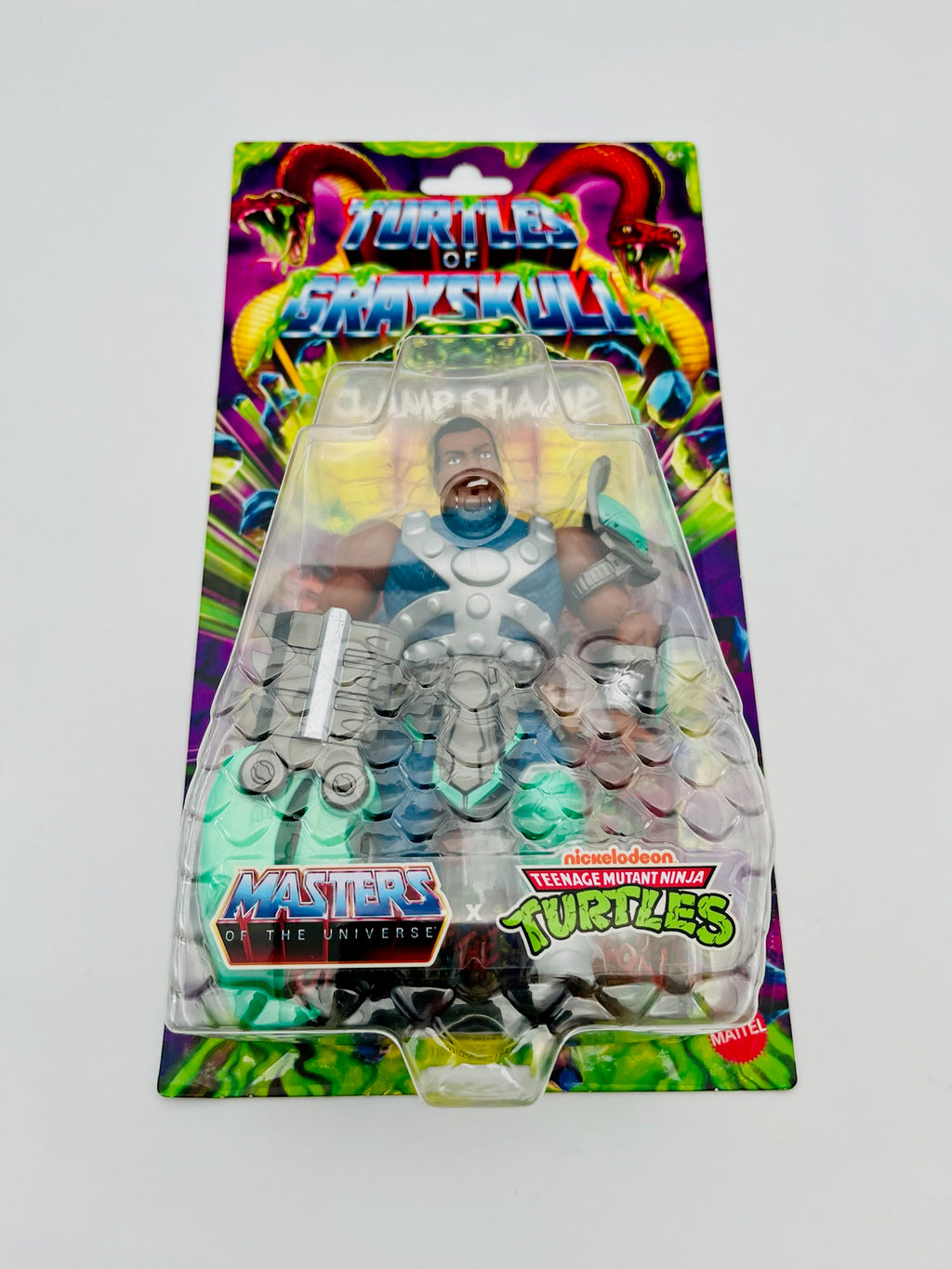 TMNT Turtles of Grayskull Clamp Champ Action Figure OVP