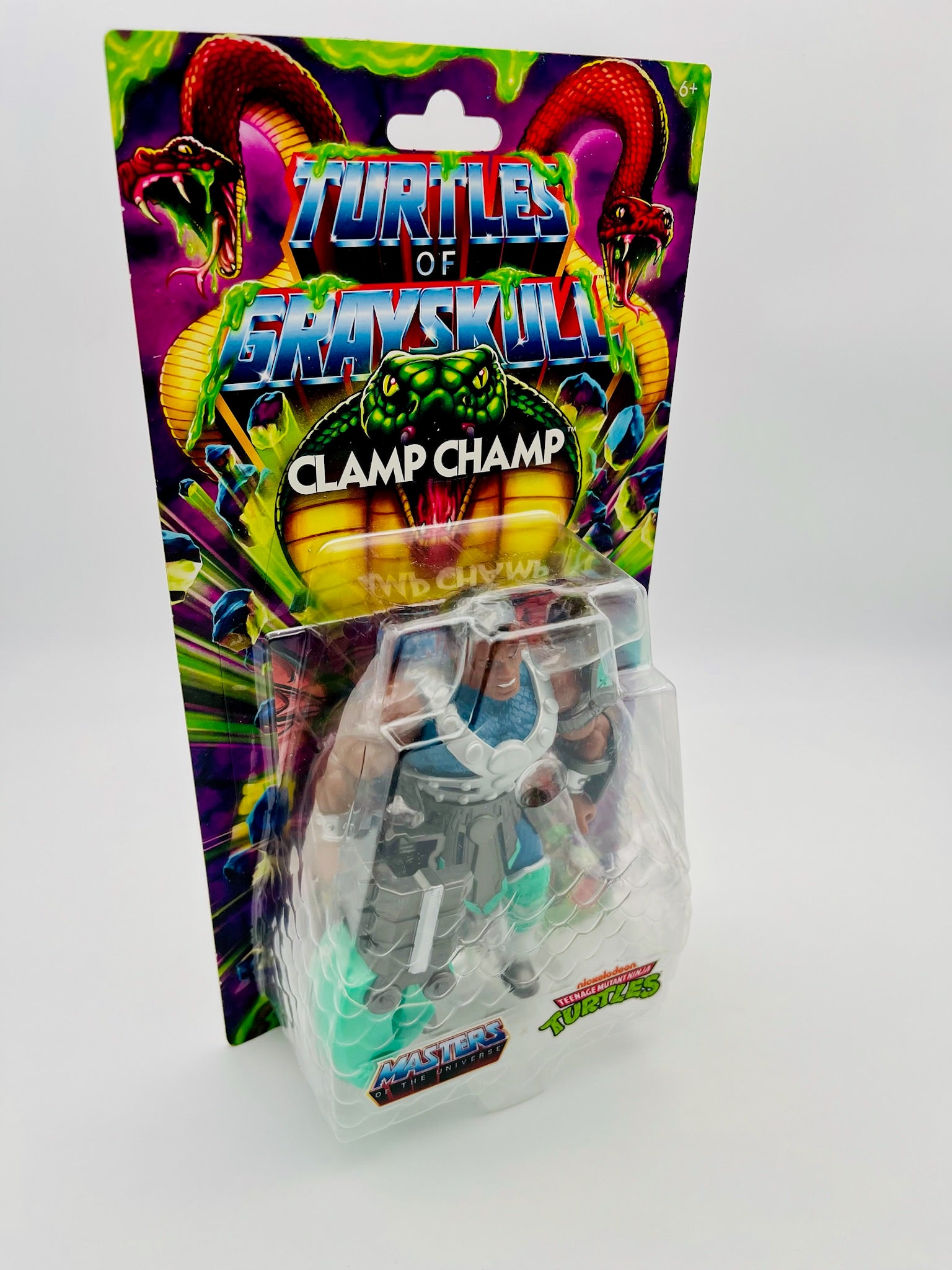TMNT Turtles of Grayskull Clamp Champ Action Figure OVP