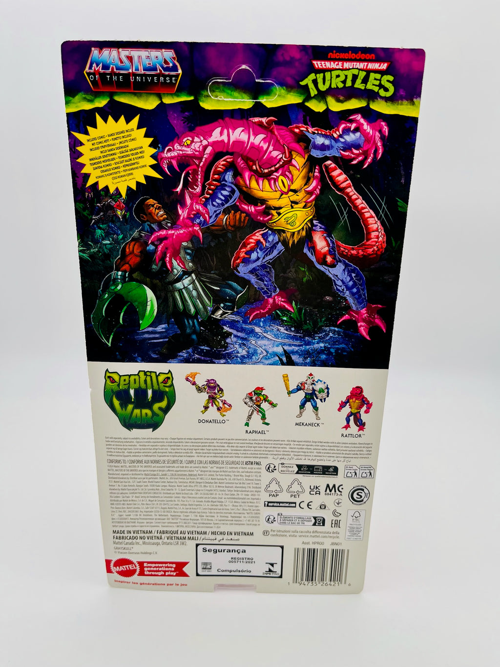 Turtles of Grayskull Rattlor Action Figure OVP