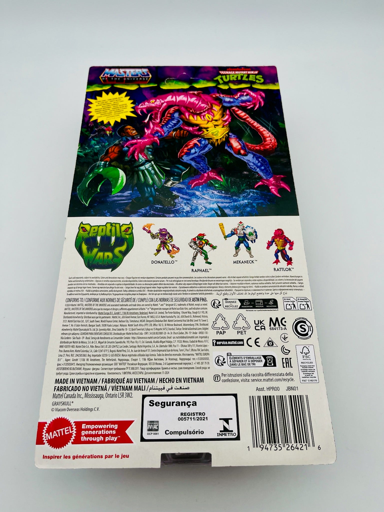 Turtles of Grayskull Rattlor Action Figure OVP