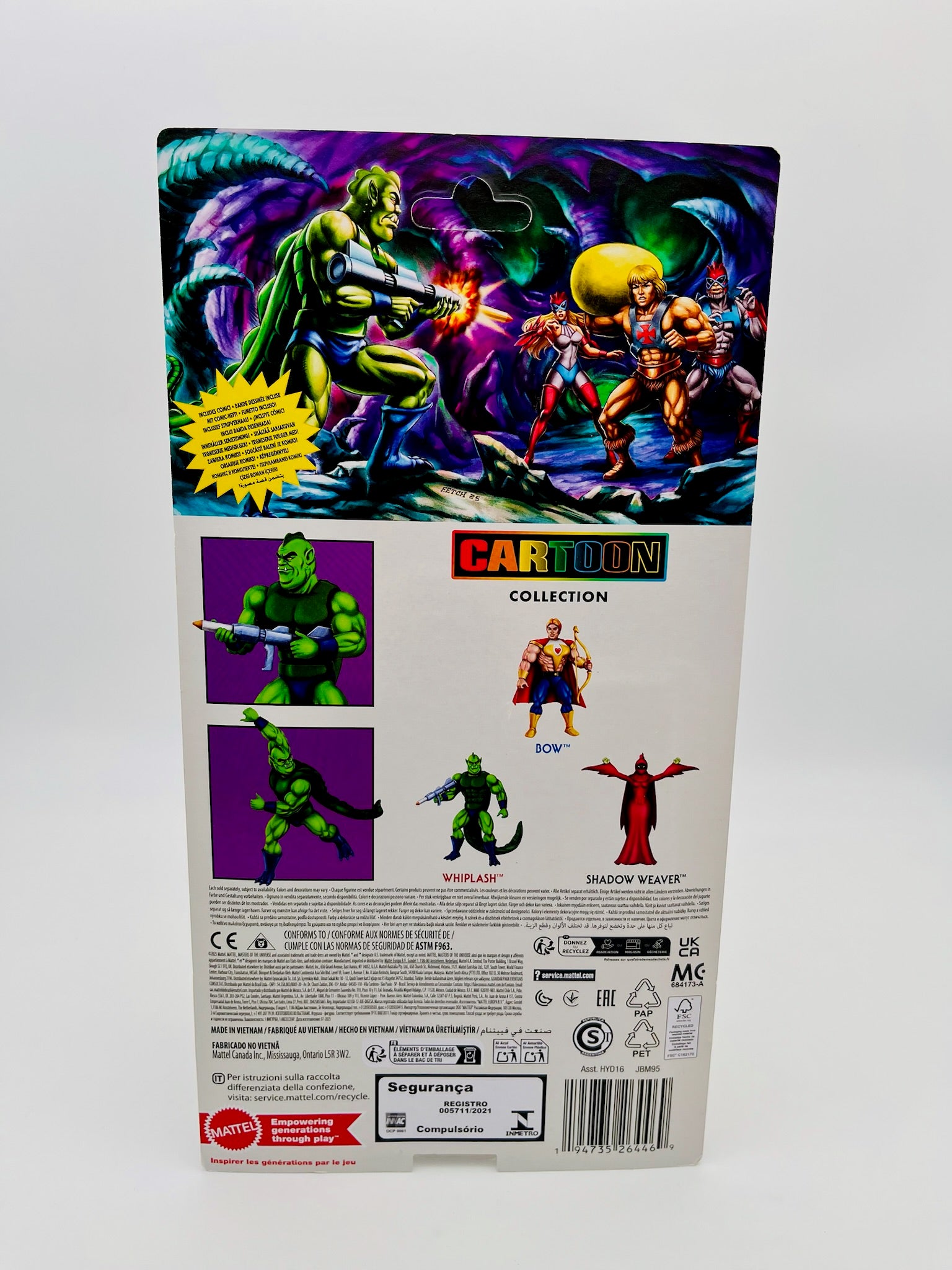Masters of the Universe Whiplash Cartoon Collection Figure OVP