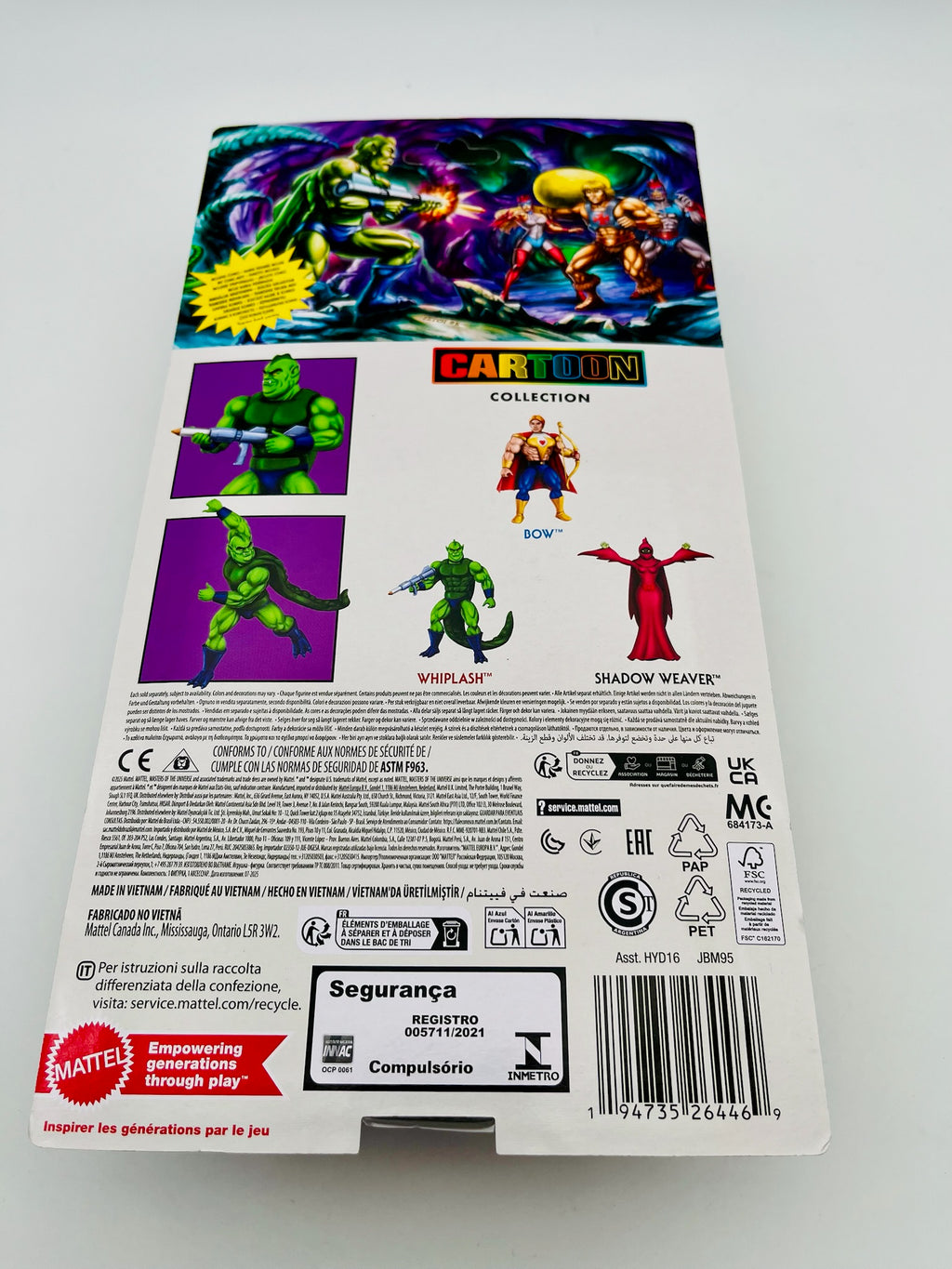Masters of the Universe Whiplash Cartoon Collection Figure OVP