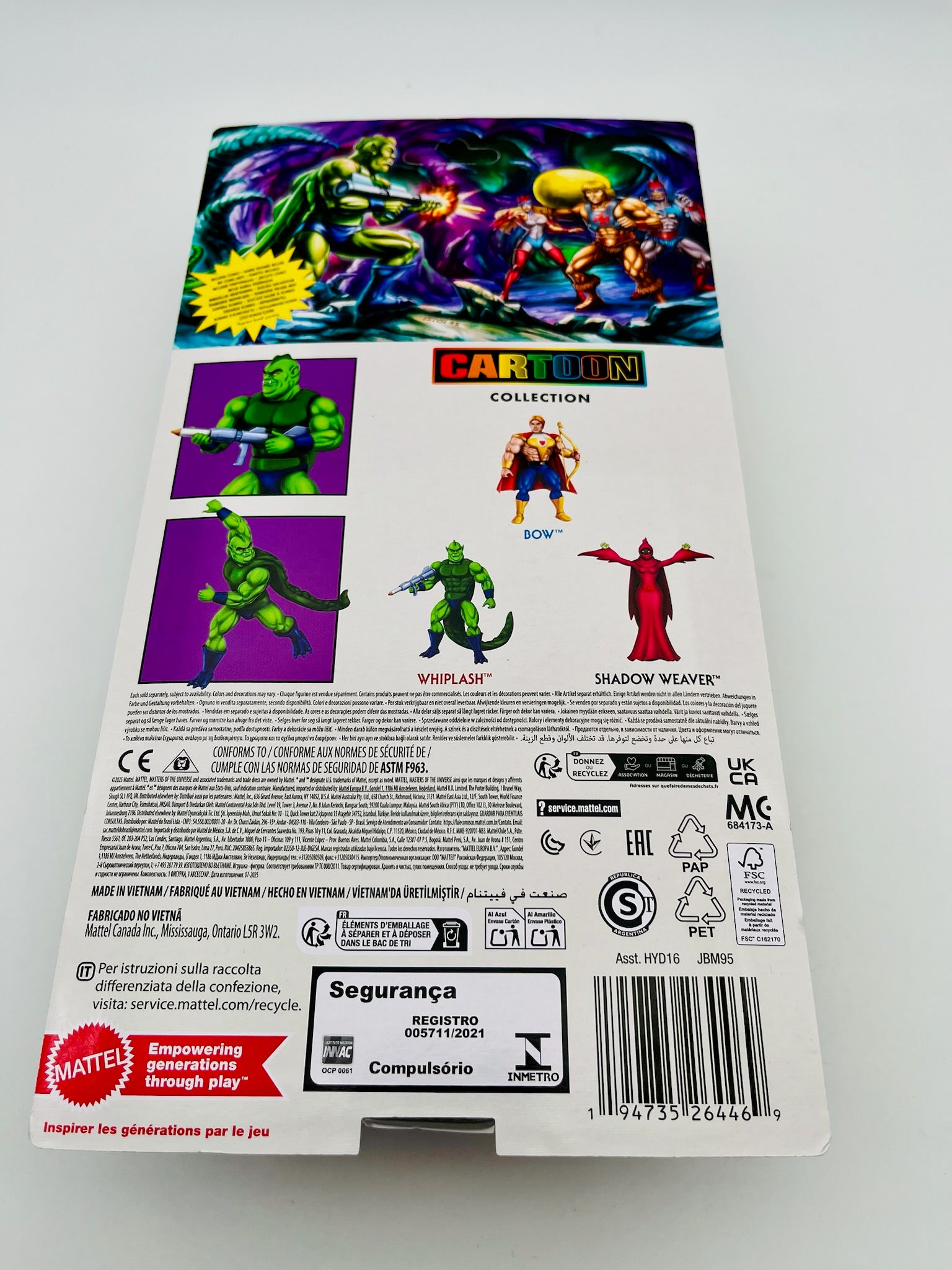 Masters of the Universe Whiplash Cartoon Collection Figure OVP