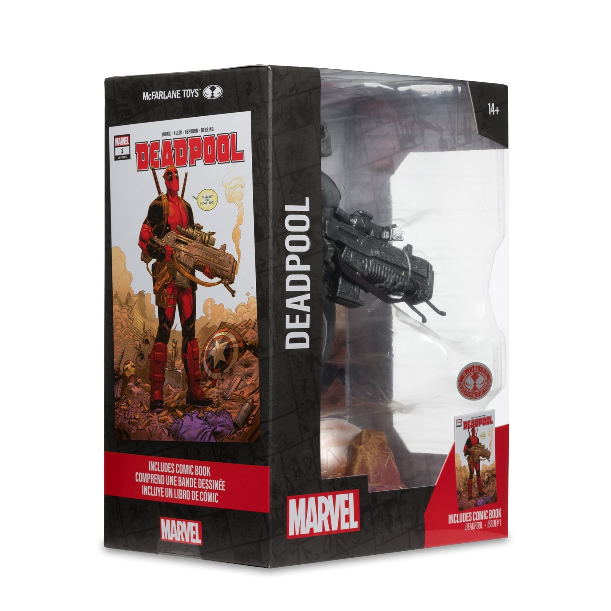 Marvel | McFarlane Deadpool X-Force Platinum Edition | OVP