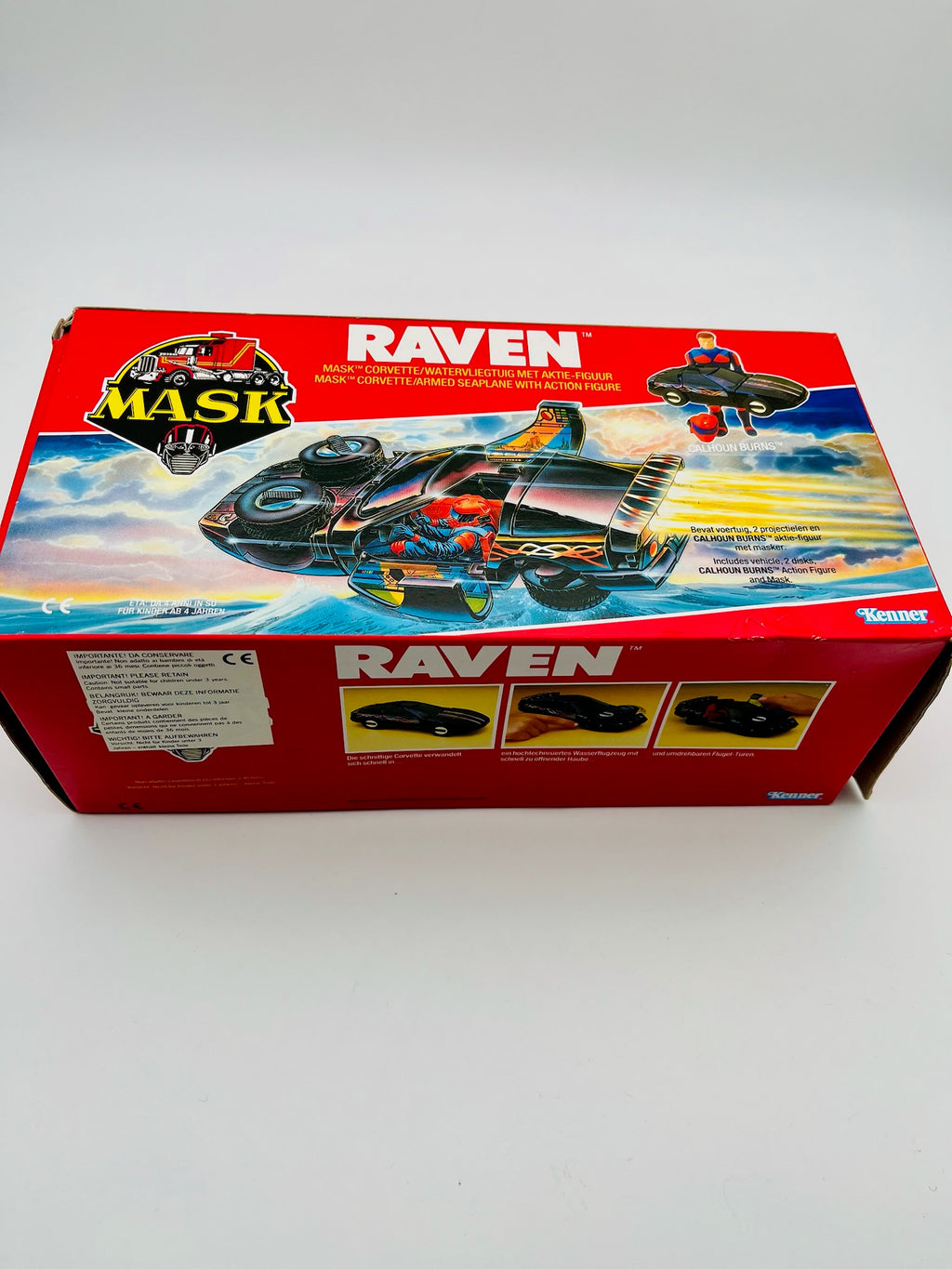 M.A.S.K. Raven Corvette Watervliegtuig Kenner OVP 1985