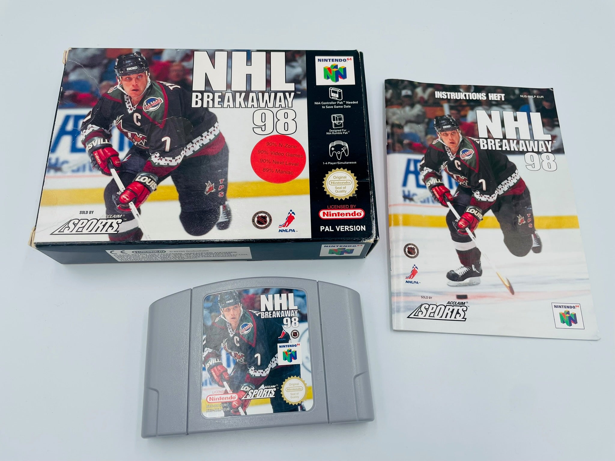N64 NHL Breakaway 98 OVP Komplett CIB | Acclaim