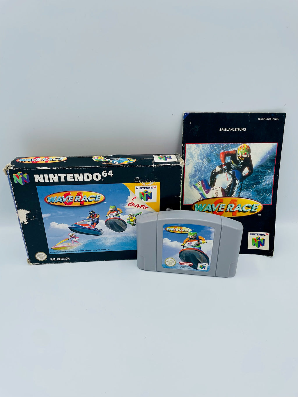 N64 Wave Race 64 OVP PAL komplett | Zweite Wahl