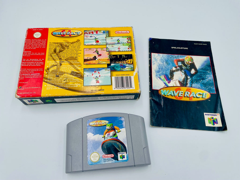 N64 Wave Race 64 OVP PAL komplett | Zweite Wahl