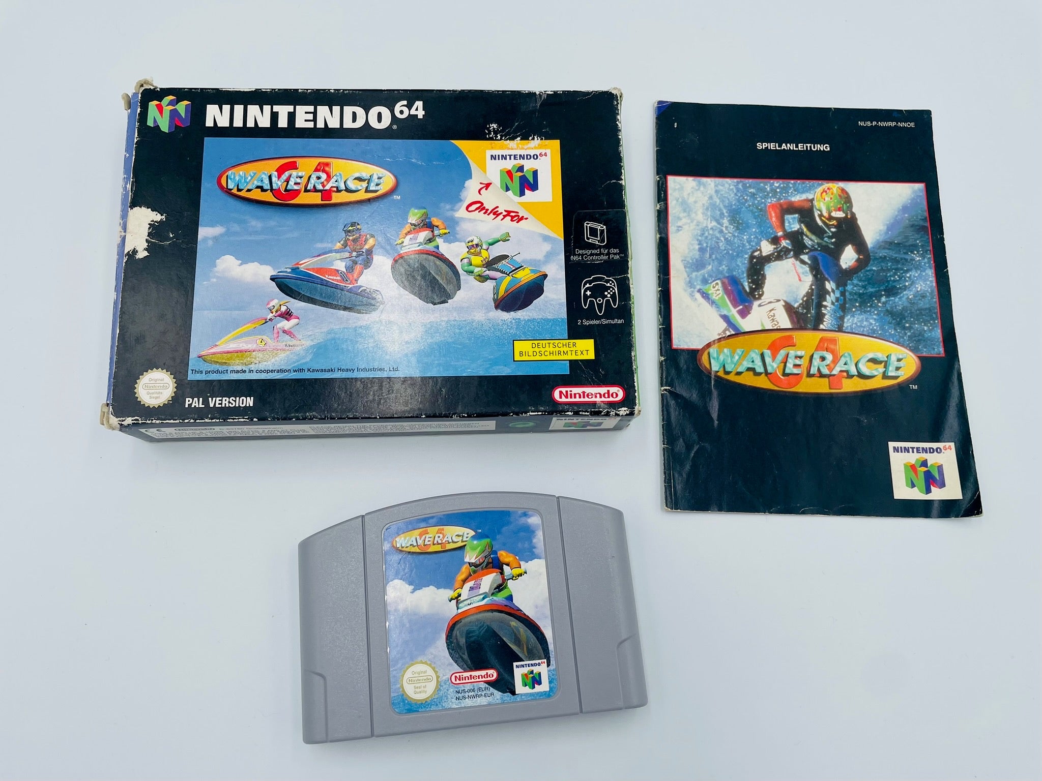 N64 Wave Race 64 OVP PAL komplett | Zweite Wahl