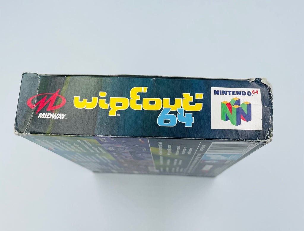 N64 Wipeout OVP Gebrauchsspuren | PAL Komplett CIB
