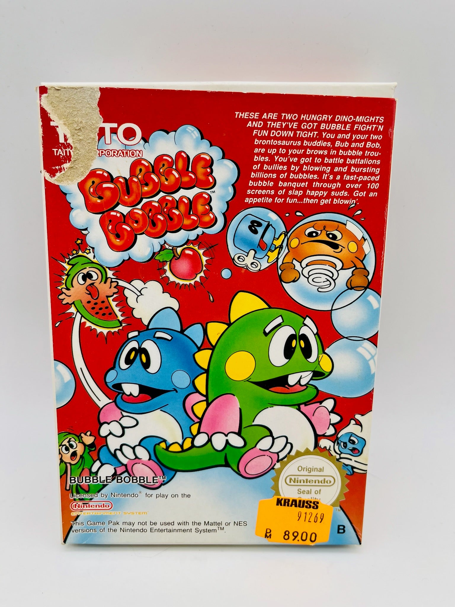 NES | Bubble Bobble | CIB