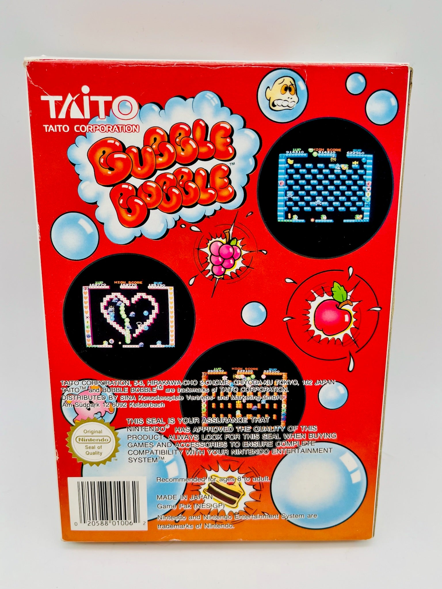 NES | Bubble Bobble | CIB
