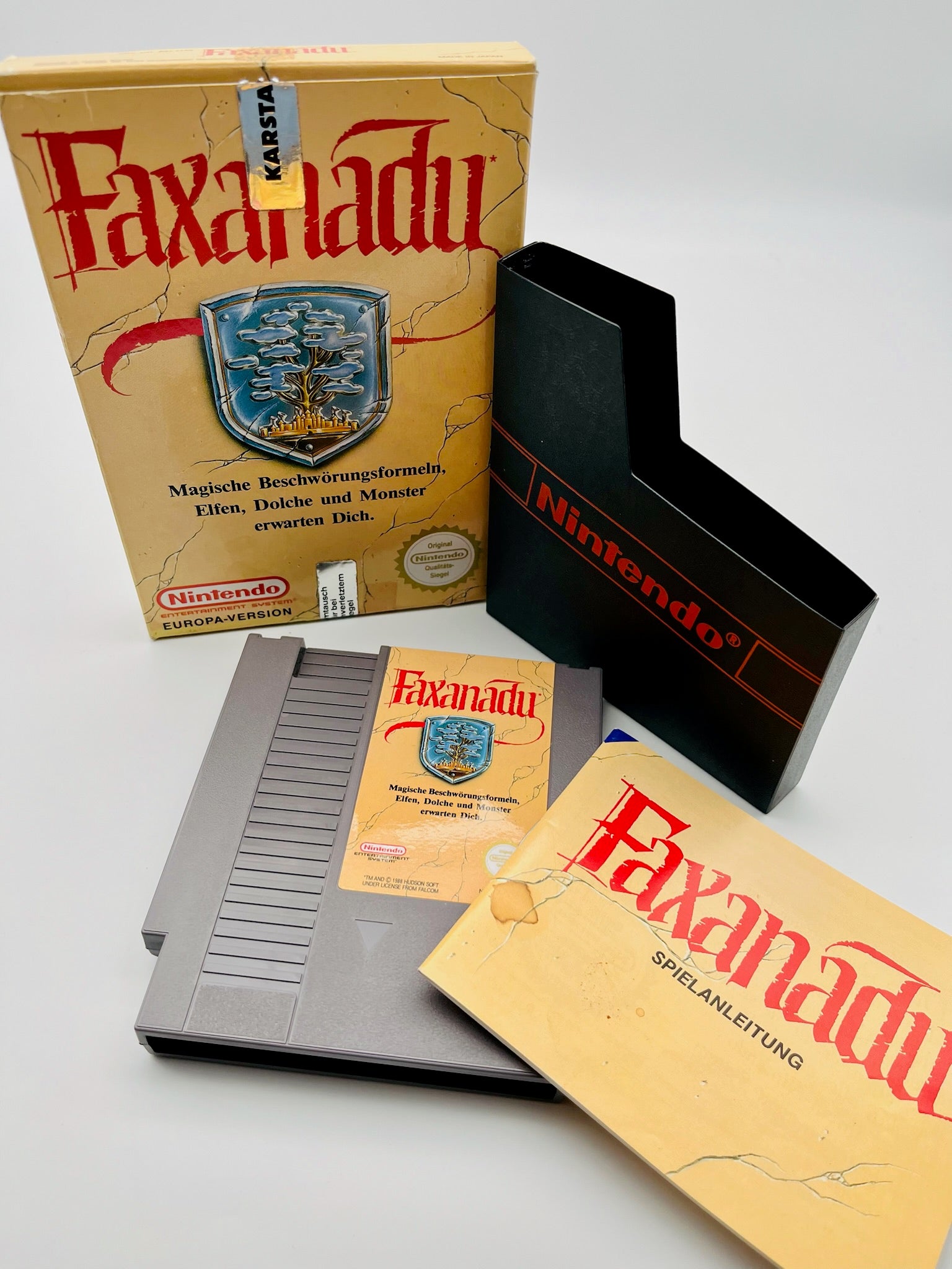 NES | Faxanadu | CIB | OVP | Zweite Wahl