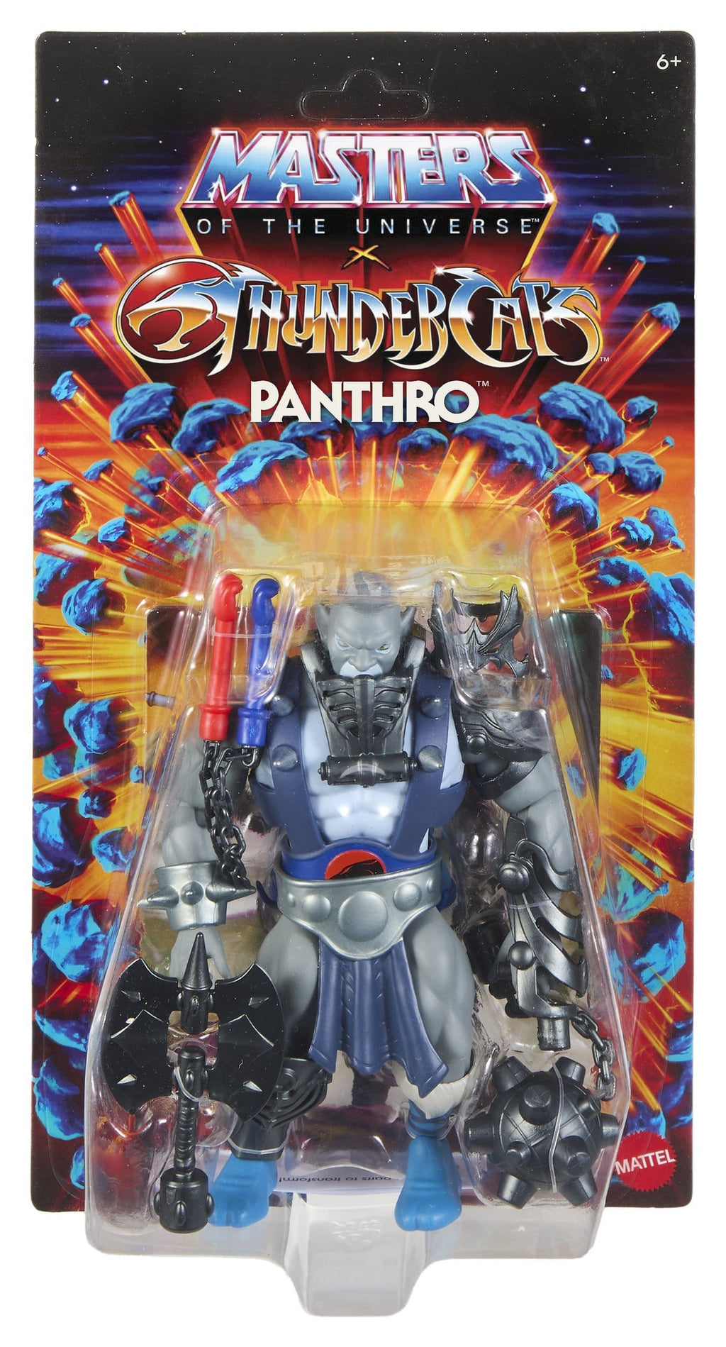 Masters of the Universe x ThunderCats Actionfigur Panthro 14 cm