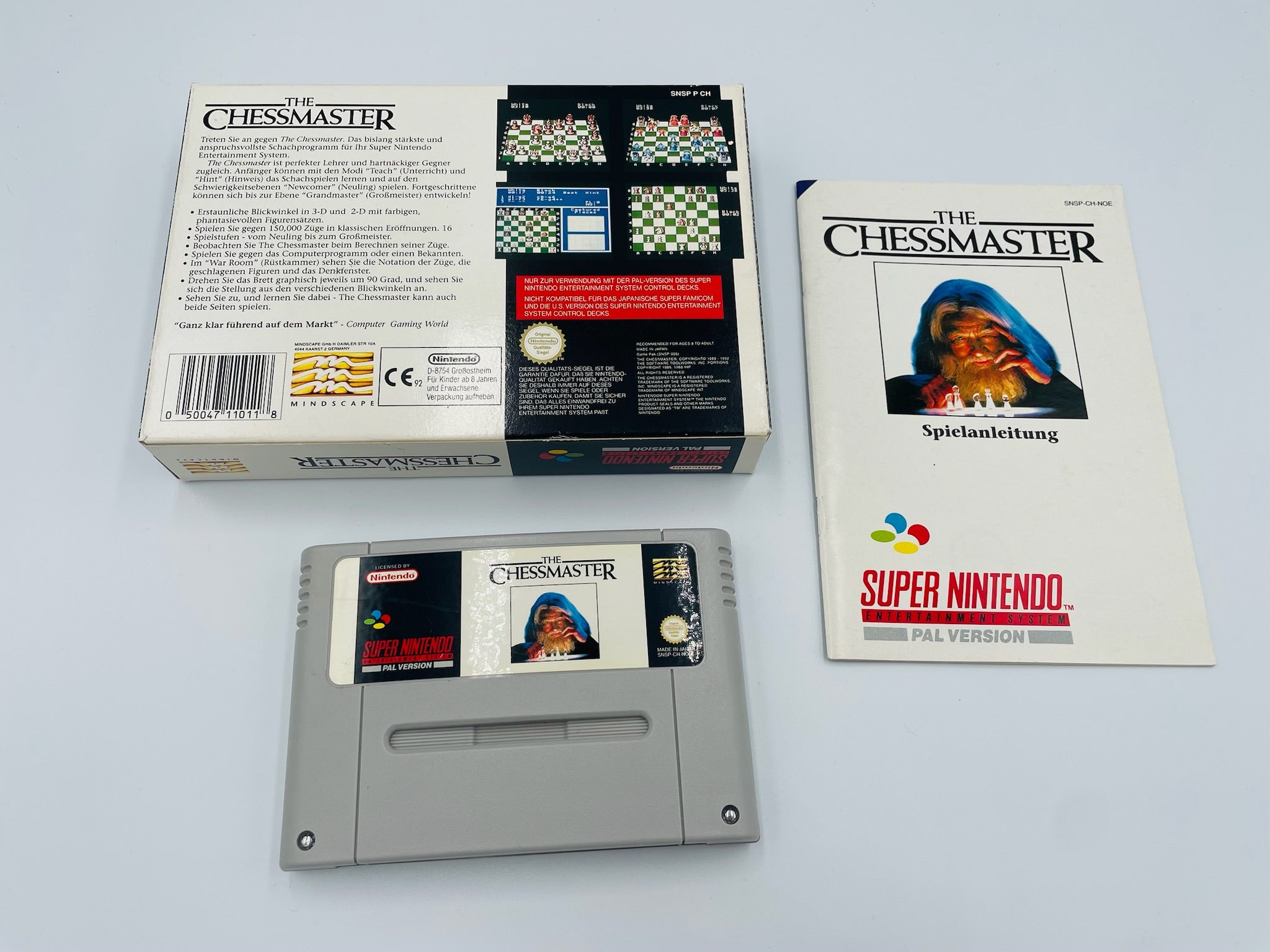 SNES | The Chessmaster | OVP | PAL Version | Mindscape