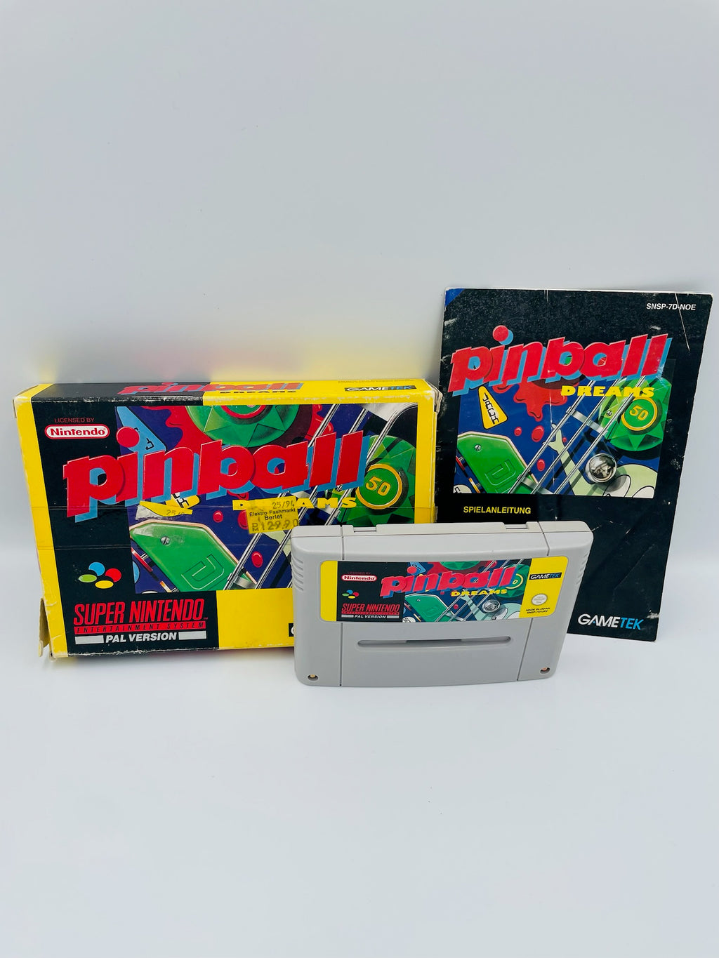 SNES | Pinball Dreams | OVP PAL | GameTek