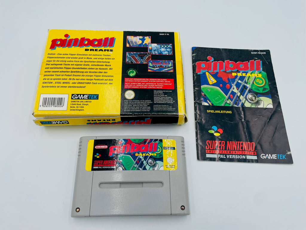 SNES | Pinball Dreams | OVP PAL | GameTek