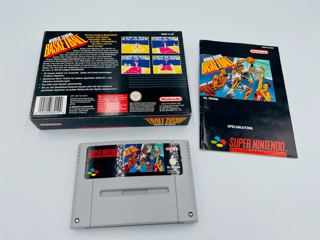 SNES | World League Basketball OVP komplett PAL