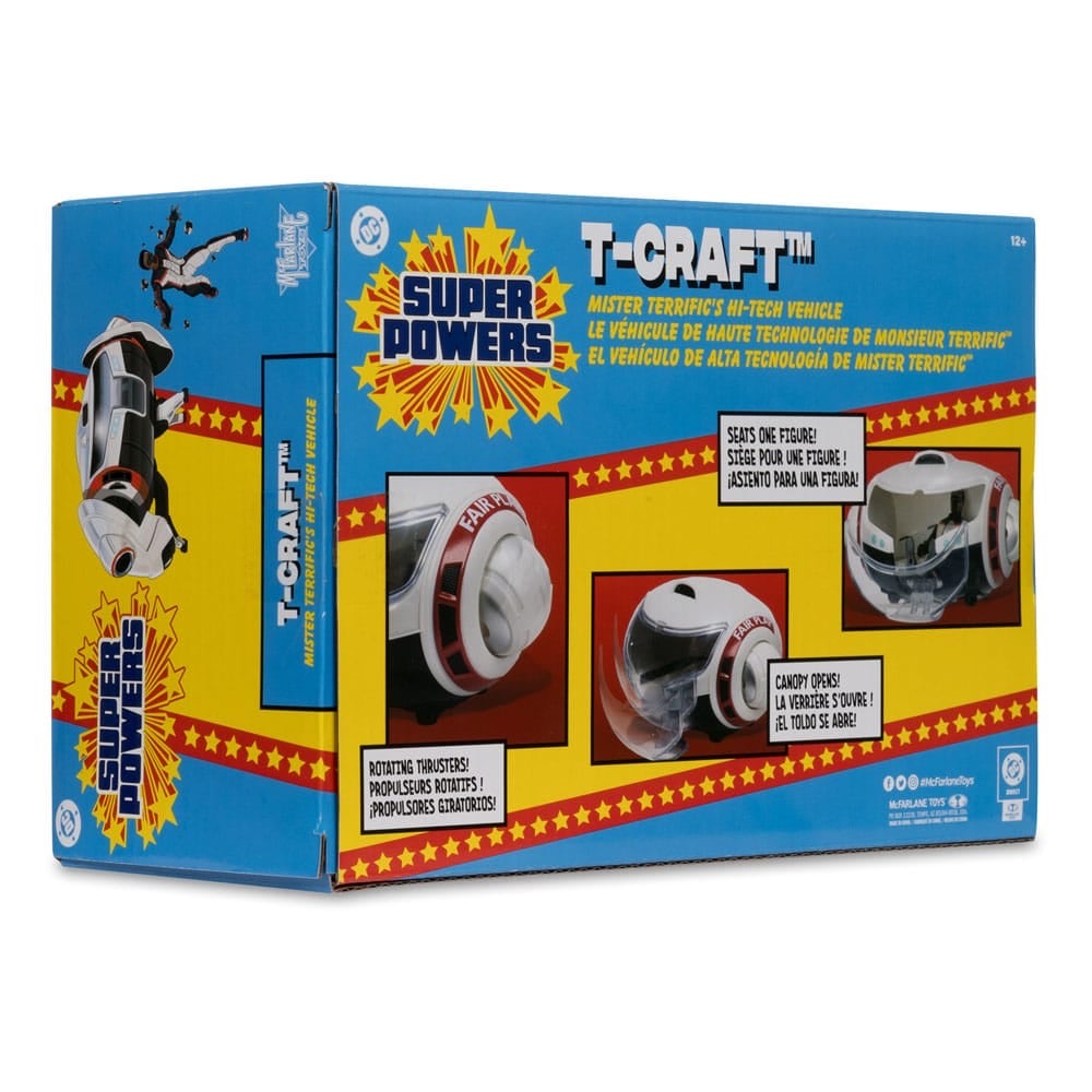 Super Powers | T-Craft Mister Terrific Hi-Tech Vehicle | OVP