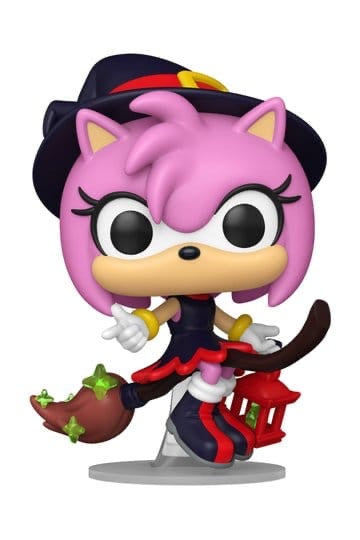 Sonic the Hedgehog POP! Games Vinyl Figur Amy on Broom 9 cm | OVP
