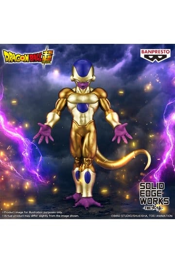 Dragon Ball Super Solid Edge Works PVC-Figur Golden Frieza 17 cm | OVP