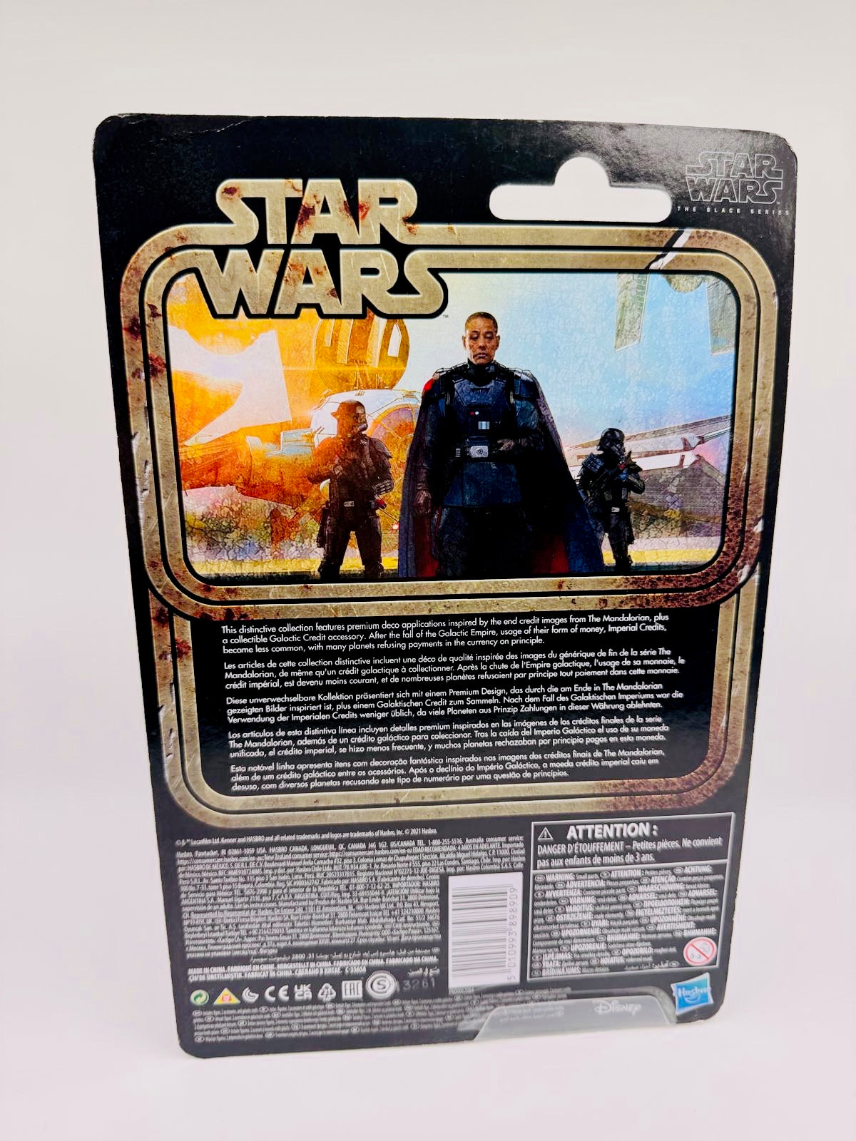 Star Wars | The Mandalorian Moff Gideon Figur | OVP | Kenner