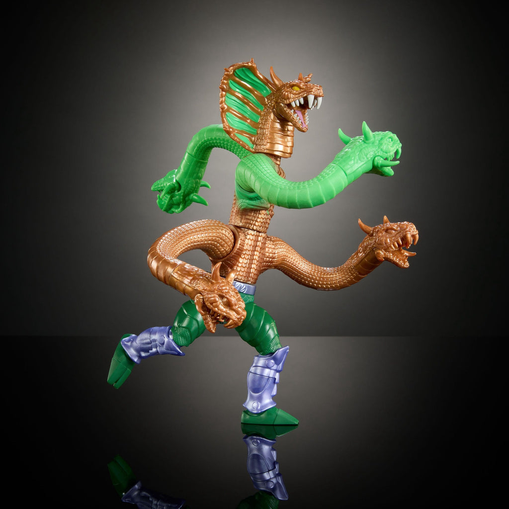 MOTU x TMNT: Turtles of Grayskull Deluxe Actionfigur King Hiss 14 cm | OVP